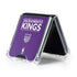 NBA Sacramento Kings Standard - Purple Galaxy Z Flip5 5G Clear Case