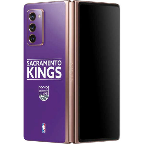 NBA Sacramento Kings Standard - Purple Galaxy Z Fold2 5G Skin
