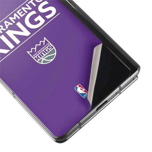 NBA Sacramento Kings Standard - Purple Galaxy Z Fold2 5G Skin