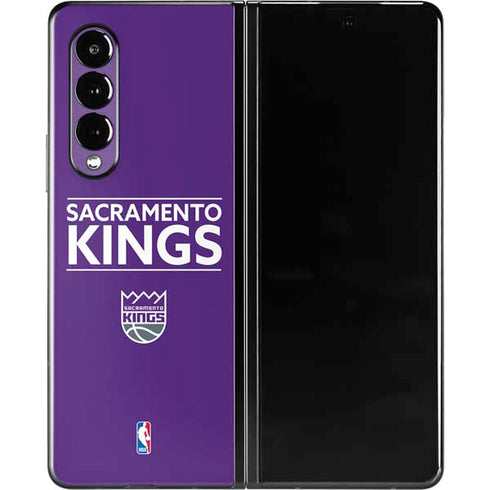 NBA Sacramento Kings Standard - Purple Galaxy Z Fold3 5G Skin