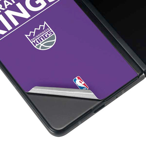 NBA Sacramento Kings Standard - Purple Galaxy Z Fold3 5G Skin