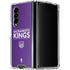 NBA Sacramento Kings Standard - Purple Galaxy Z Fold4 5G Clear Case