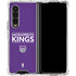 NBA Sacramento Kings Standard - Purple Galaxy Z Fold4 5G Clear Case
