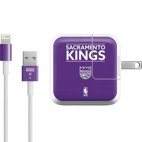 NBA Sacramento Kings Standard - Purple iPad Charger (10W USB) Skin