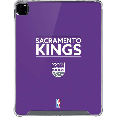 NBA Sacramento Kings Standard - Purple iPad Pro 12.9in (2020) Clear Case