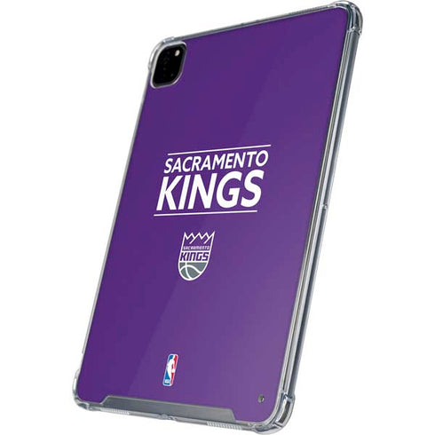 NBA Sacramento Kings Standard - Purple iPad Pro 12.9in (2020) Clear Case