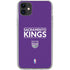 NBA Sacramento Kings Standard - Purple iPhone 11 Clear Case