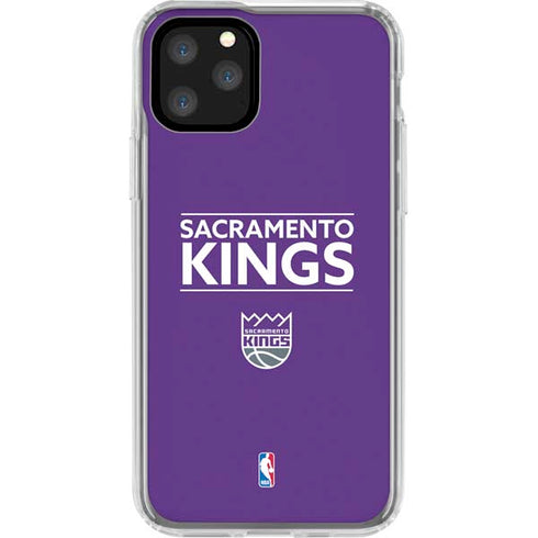NBA Sacramento Kings Standard - Purple iPhone 11 Pro Clear Case