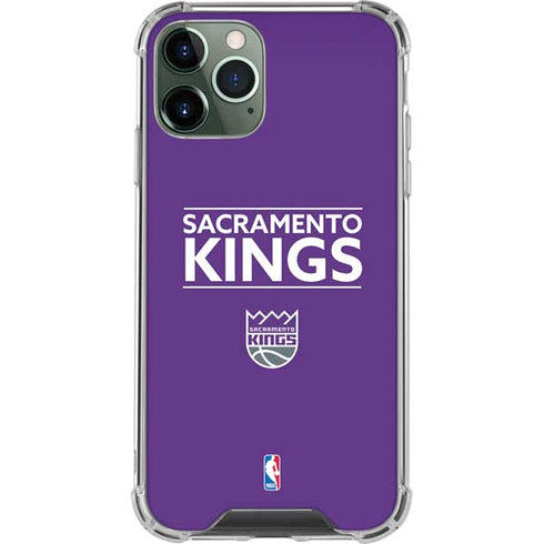 NBA Sacramento Kings Standard - Purple iPhone 11 Pro Max Clear Case