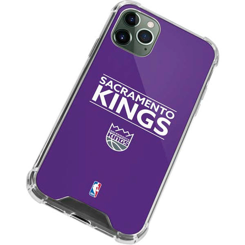 NBA Sacramento Kings Standard - Purple iPhone 11 Pro Max Clear Case