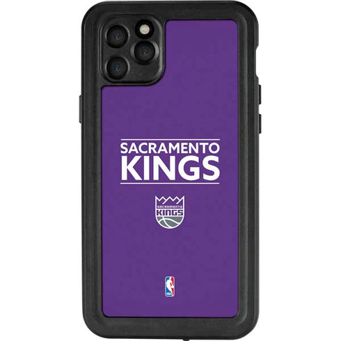 NBA Sacramento Kings Standard - Purple iPhone 11 Pro Max Waterproof Case