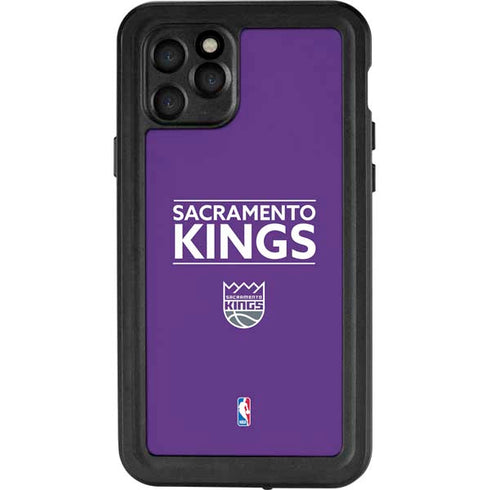 NBA Sacramento Kings Standard - Purple iPhone 11 Pro Waterproof Case