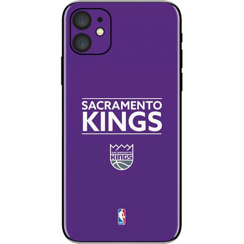 NBA Sacramento Kings Standard - Purple iPhone 11 Skin