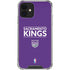 NBA Sacramento Kings Standard - Purple iPhone 12 Clear Case