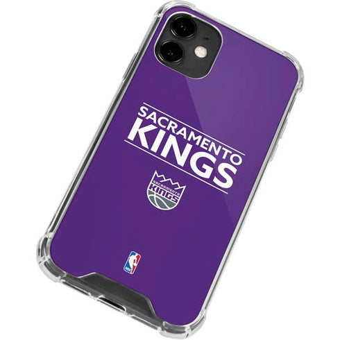 NBA Sacramento Kings Standard - Purple iPhone 12 Clear Case