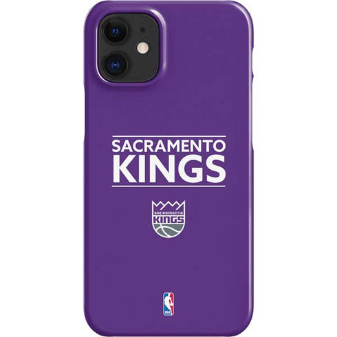 NBA Sacramento Kings Standard - Purple iPhone 12 Mini Lite Case
