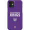 NBA Sacramento Kings Standard - Purple iPhone 12 Mini Lite Case