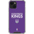 NBA Sacramento Kings Standard - Purple iPhone 13 Clear Case