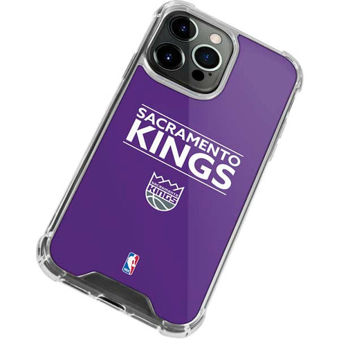 NBA Sacramento Kings Standard - Purple iPhone 13 Pro Clear Case