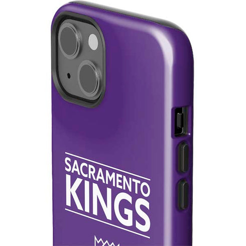 NBA Sacramento Kings Standard - Purple iPhone 15 Impact Case