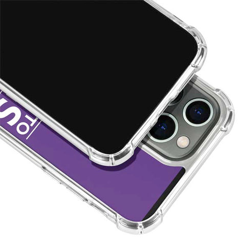 NBA Sacramento Kings Standard - Purple iPhone 14 Pro Clear Case