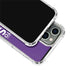NBA Sacramento Kings Standard - Purple iPhone 14 Pro Clear Case