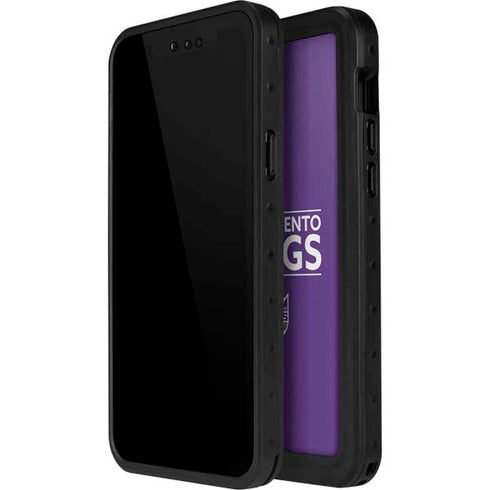NBA Sacramento Kings Standard - Purple iPhone 14 Pro Max Waterproof Case