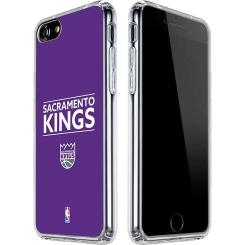 NBA Sacramento Kings Standard - Purple iPhone SE (2nd & 3rd Gen) Clear Case