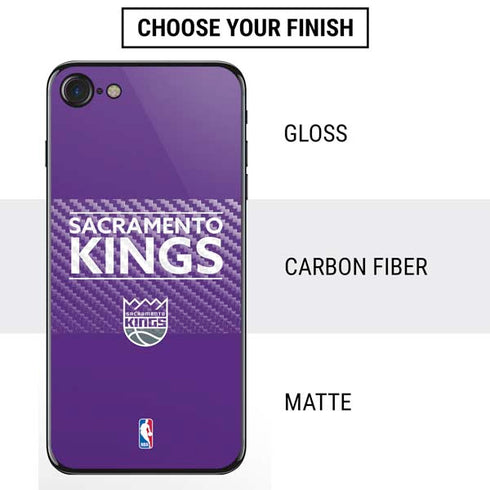 NBA Sacramento Kings Standard - Purple iPhone SE (2nd & 3rd Gen) Skin