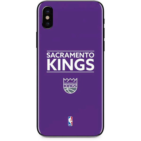 NBA Sacramento Kings Standard - Purple iPhone XS Skin