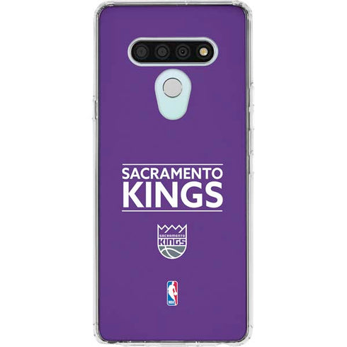 NBA Sacramento Kings Standard - Purple LG Stylo 6 Clear Case