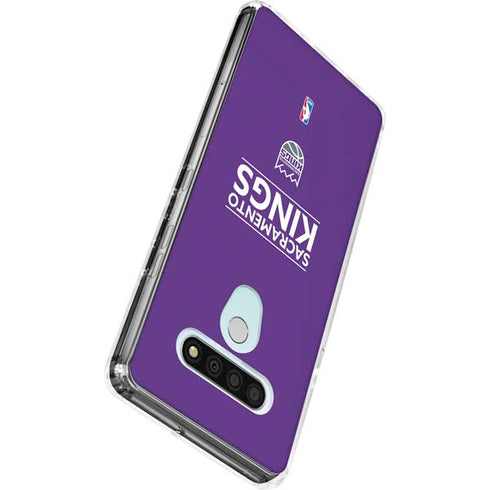 NBA Sacramento Kings Standard - Purple LG Stylo 6 Clear Case