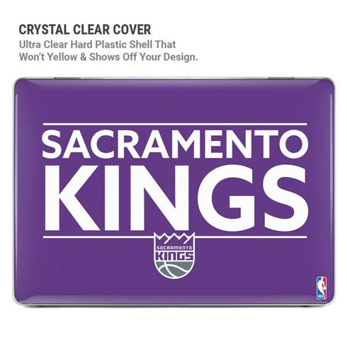 NBA Sacramento Kings Standard - Purple MacBook Pro 15in (2016-19) Case plus Skin