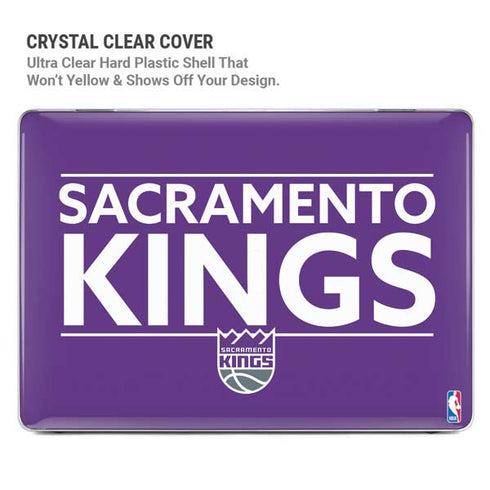 NBA Sacramento Kings Standard - Purple MacBook Pro 16in (2021-25) Case plus Skin