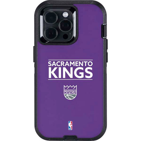 NBA Sacramento Kings Standard - Purple Otterbox Defender iPhone Skin