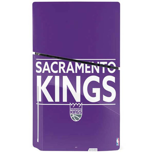 NBA Sacramento Kings Standard - Purple PS5 Slim Disk Console Skin