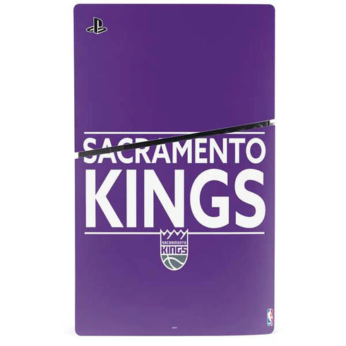 NBA Sacramento Kings Standard - Purple PS5 Slim Digital Edition Console Skin