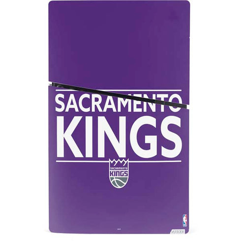 NBA Sacramento Kings Standard - Purple PS5 Slim Digital Edition Console Skin