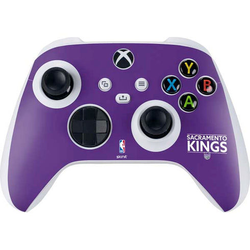 NBA Sacramento Kings Standard - Purple Xbox Series S Controller Skin