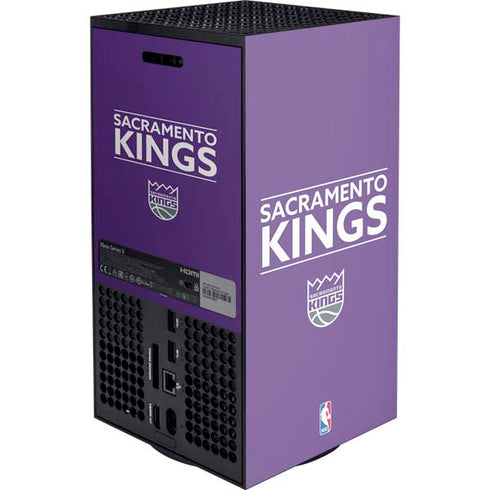 NBA Sacramento Kings Standard - Purple Xbox Series X Console Skin