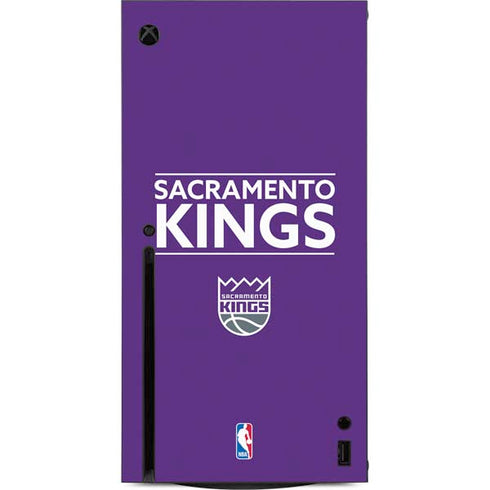 NBA Sacramento Kings Standard - Purple Xbox Series X Console Skin