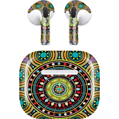 Sacred Wheel Colored Apple AirPods (3rd Gen 2021) Skin