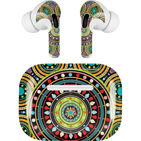 Sacred Wheel Colored Apple AirPods Pro Skin