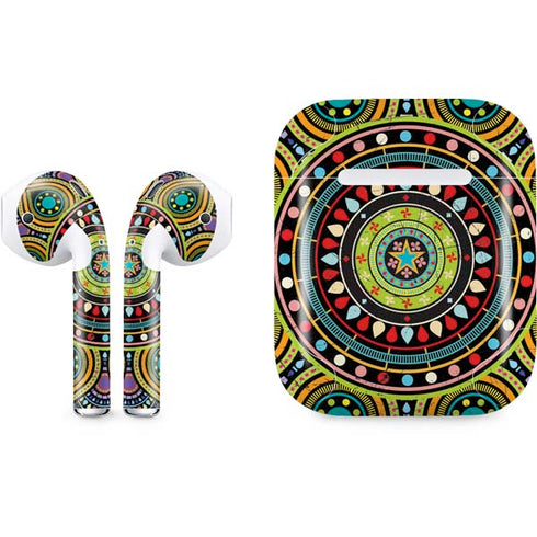 Sacred Wheel Colored Apple AirPods Skin