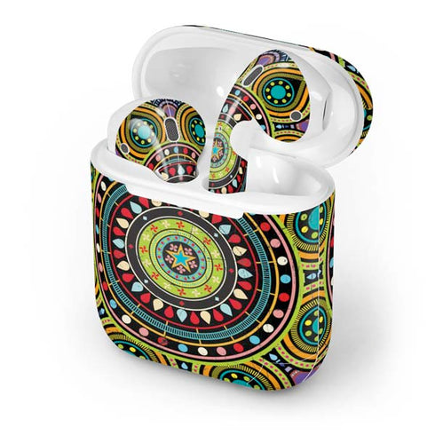 Sacred Wheel Colored Apple AirPods Skin