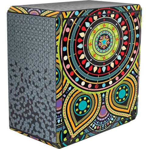 Sacred Wheel Colored Cooler Master MasterBox Q300L Mini Tower Skin