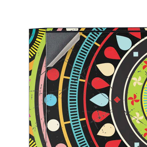 Sacred Wheel Colored Corsair 4000D Tempered Glass Mid-Tower ATX Case Skin