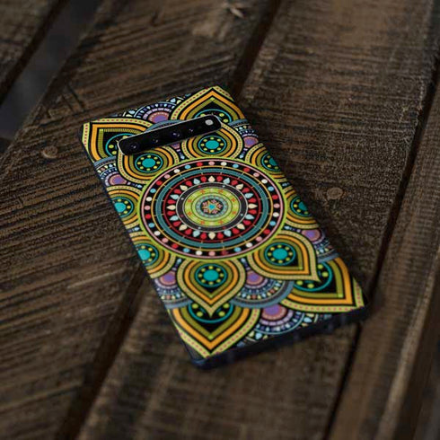 Sacred Wheel Colored Galaxy S10 Plus Skin