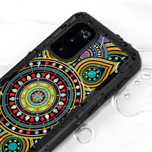 Sacred Wheel Colored Galaxy S20 Waterproof Case