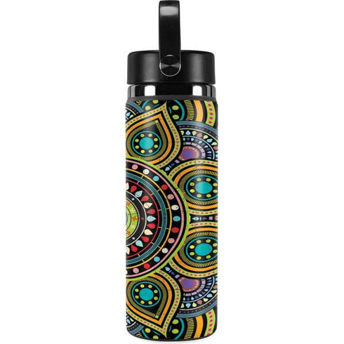 Sacred Wheel Colored Hydro Flask 20oz Wide Mouth Skin